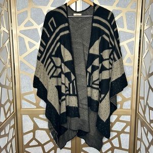 Janice‎ Southwest Cozy & Warm Shrug/Poncho
